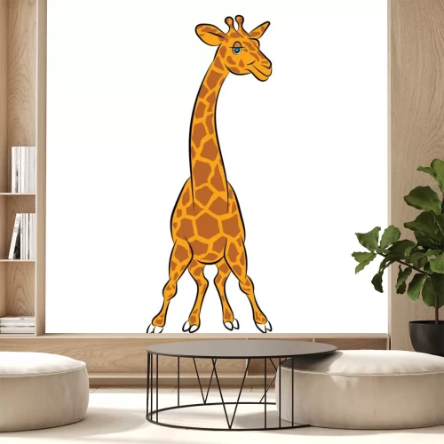 Sticker Giraffe Nahaufnahme für Kinder