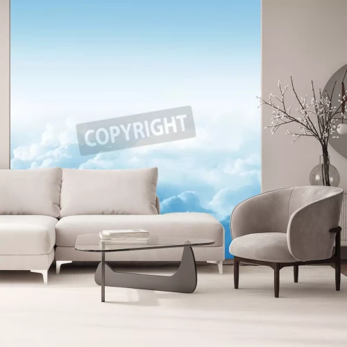 Fototapete Blauer Himmel und Wolken