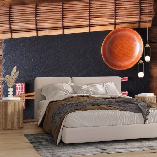 Sticker Sushi-Set aus Bambus und Stein