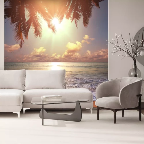 Fototapete Strand und tropisches Meer