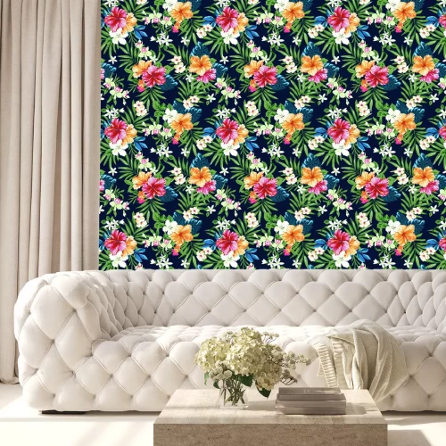 Tapete Bunten und niedlichen tropischen nahtlosen Druck