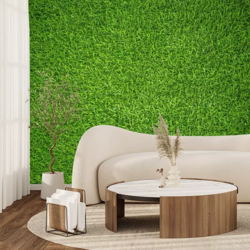 Fototapete Künstliches grünes Gras
