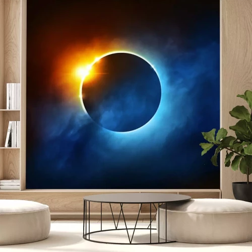 Fototapete Eine Sonnenfinsternis