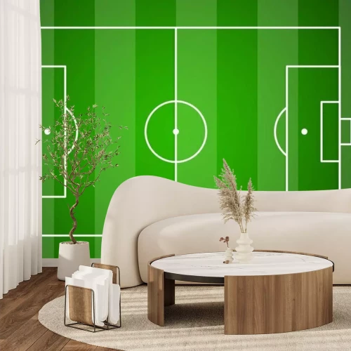 Fototapete Fußballplatz