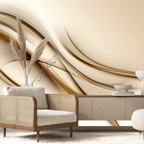 Fototapete Weiche Linienabstraktion