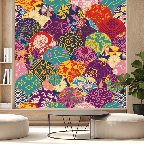 Fototapete Orientalisches Patchwork-Muster