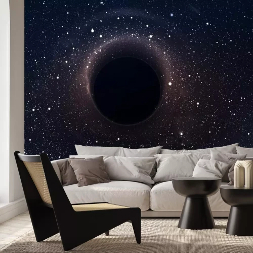 Fototapete Schwarzes Loch im Weltraum