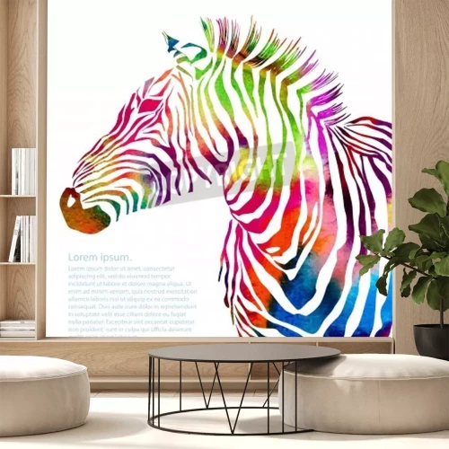 Fototapete Naturmotiv mit Zebra