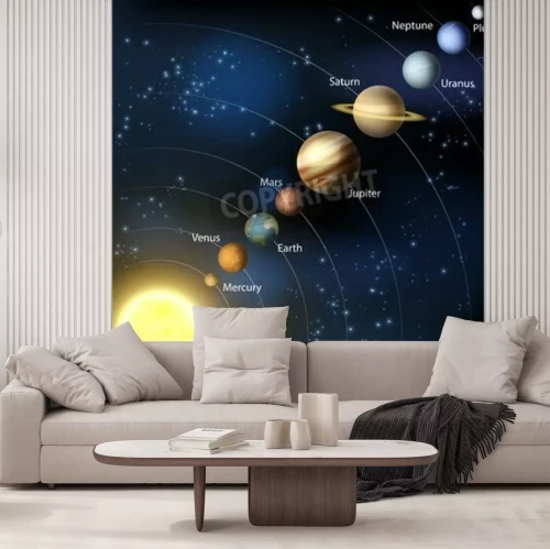 Fototapete Planeten unseres Sonnensystems