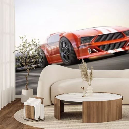 Fototapete Sportwagenrennen