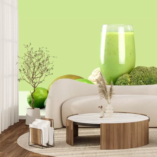 Sticker Sommergetränke gesunder Obst- und Gemüsecocktail