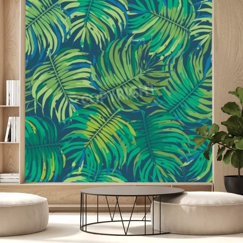 Fototapete Natur und tropische Blätter