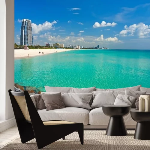 Fototapete Blick auf Florida und das Meer