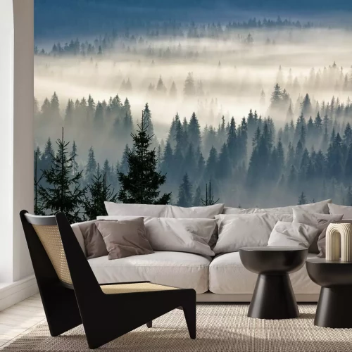 Fototapete Wald im skandinavischen stil