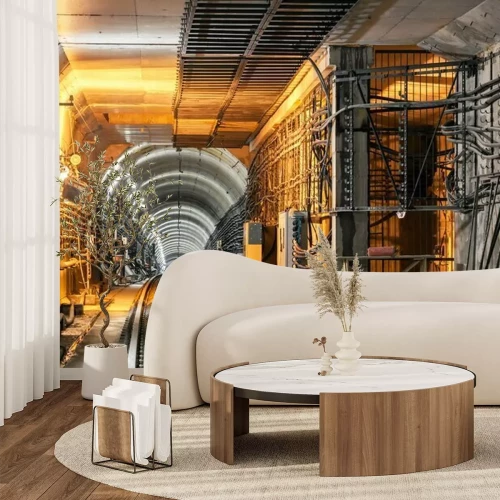 Fototapete U-Bahn-Mechanismen