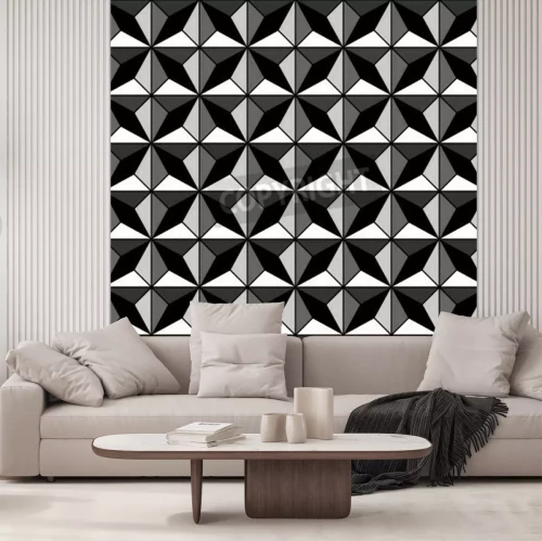 Fototapete Geometrische Textur 3D