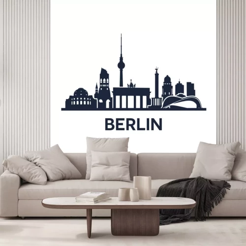 Sticker Berliner Skyline