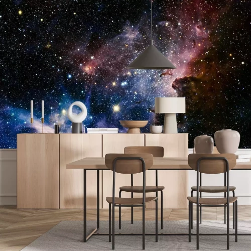 Fototapete Sternnebel und Staub im Weltraum