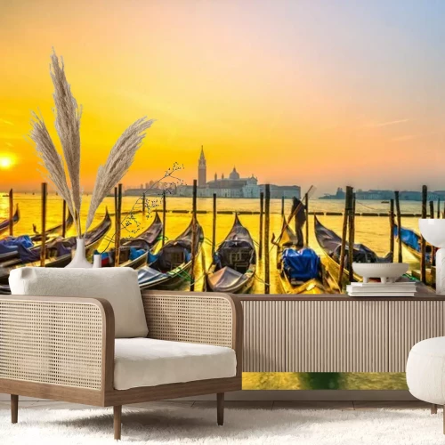 Fototapete Gondeln in Venedig, Italien