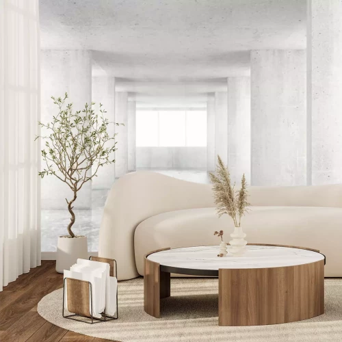 Fototapete Leere Betonarchitektur