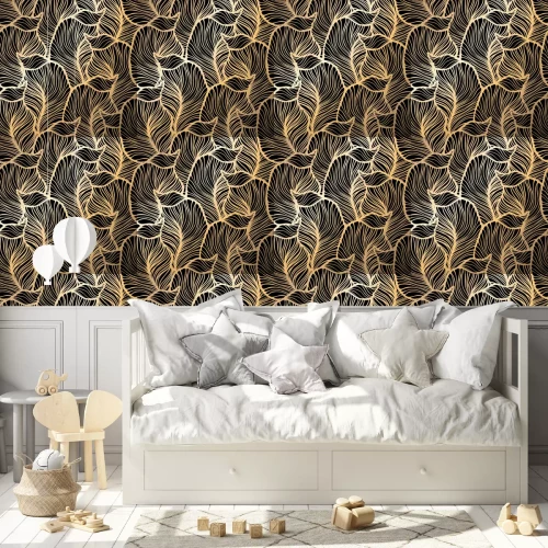 Tapete Damast nahtlose Blumenmuster. Königliche Tapete.