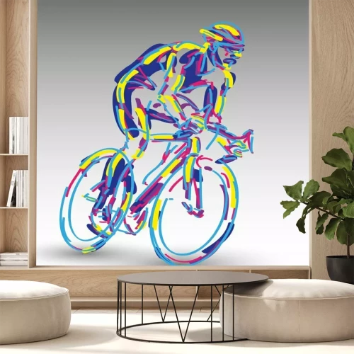 Sticker Kolarstwo wektor