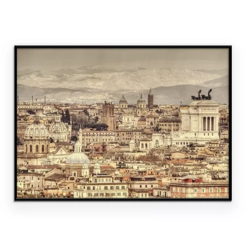 Poster Römische Gebäude aus der Vogelperspektive