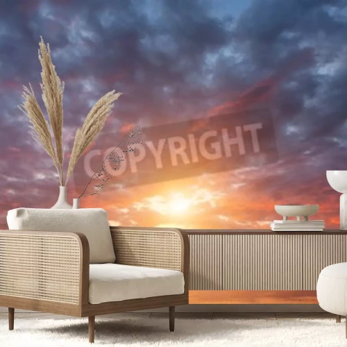 Fototapete Himmel am sonnigen Horizont