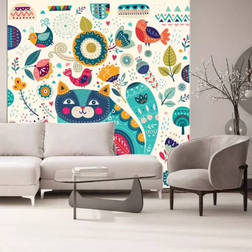 Fototapete Ethnokatze