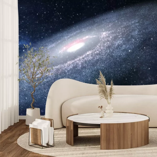 Sticker Spiralgalaxie im Weltraum