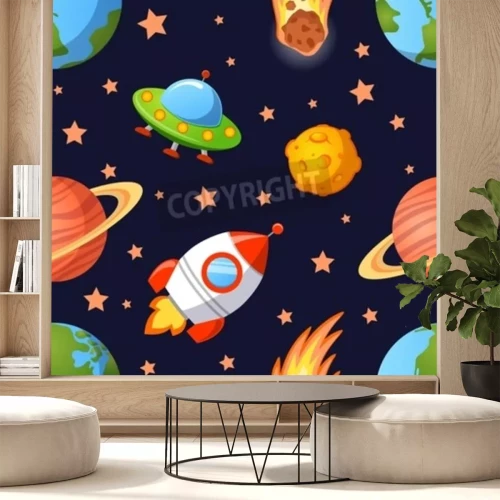 Fototapete Kindersonnensystem