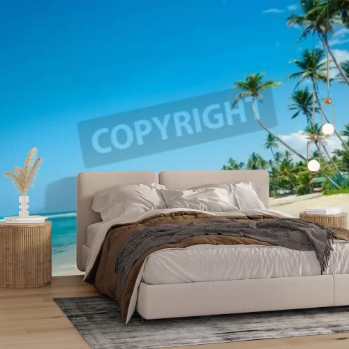 Fototapete Tropischer Strand in Sri Lanka