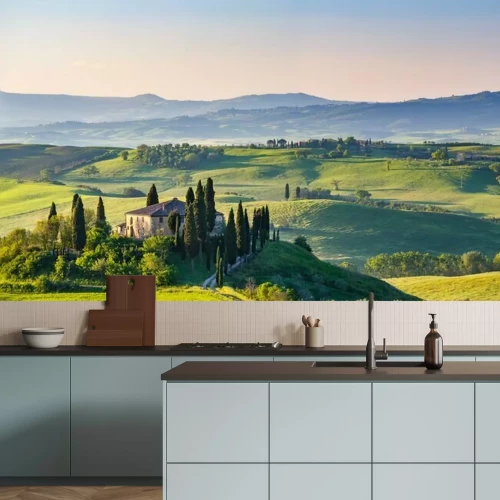 Fototapete Toskana auf der Landschaft