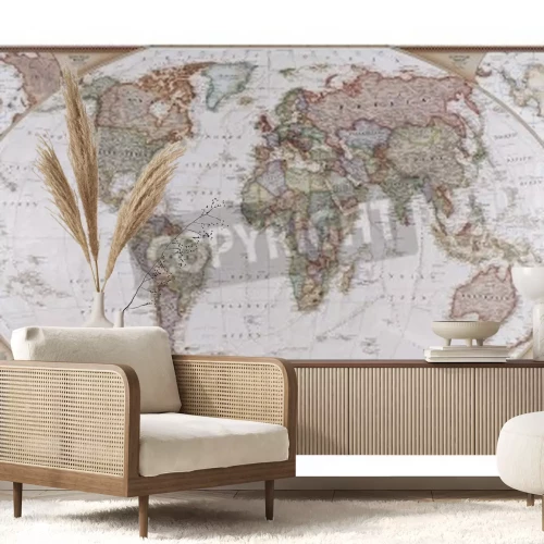 Fototapete Weltkarte