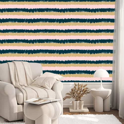Tapete Motiv mit unregelmäßigen horizontalen Streifen