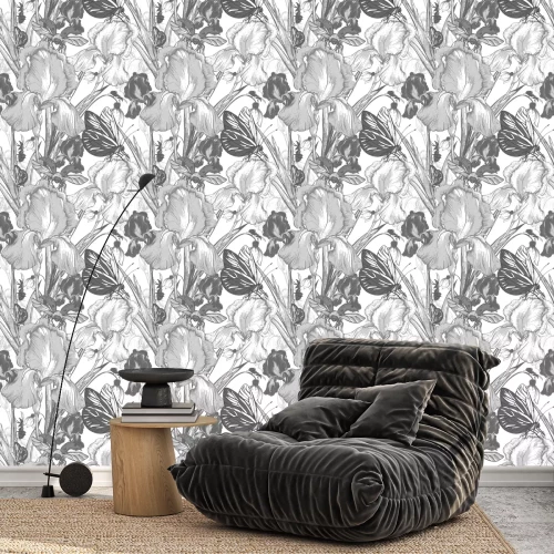 Tapete Blühende Schwertlilien