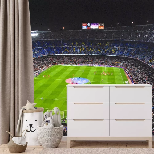 Fototapete Spiel im Camp Nou