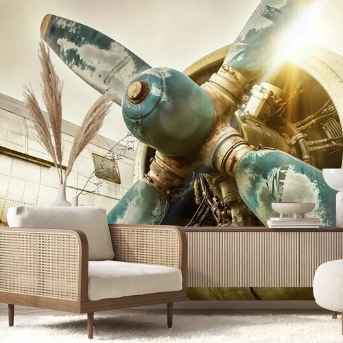 Fototapete Altes Flugzeug