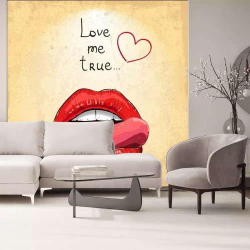 Sticker Sexy roten Lippen