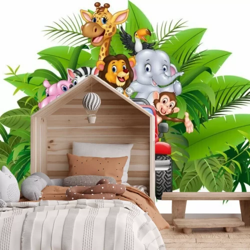 Sticker Märchenhafte Tiere im Auto