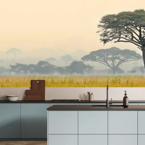 Fototapete Schöne Szene des Serengeti Nationalparks