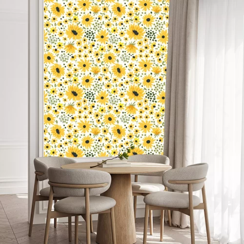 Tapete Minimalistische Sonnenblumen