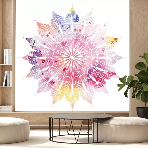 Fototapete Orientalische Muster auf hellem Hintergrund