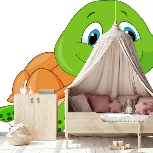 Sticker Nette Meeresschildkröte cartoon