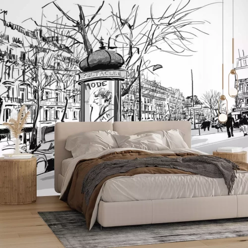 Sticker Boulevard in Paris