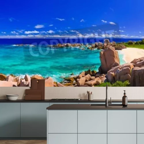 Fototapete Tropen auf den Seychellen