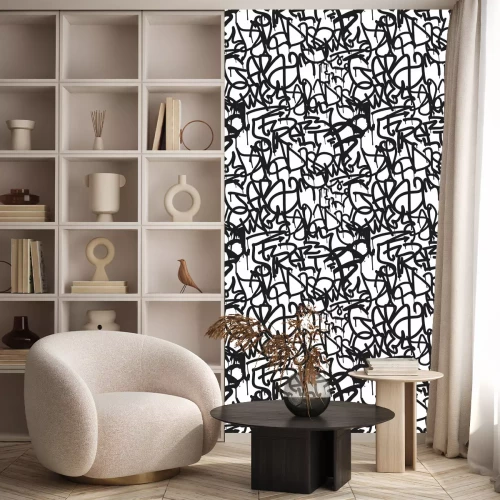 Tapete Jugendliches Graffiti Abstraktion