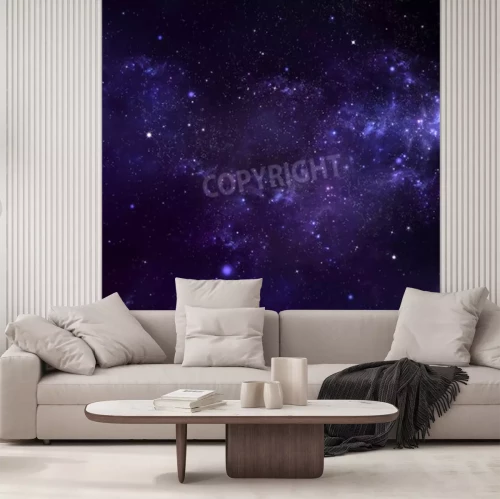 Fototapete Gestirnter Himmel bei Nacht