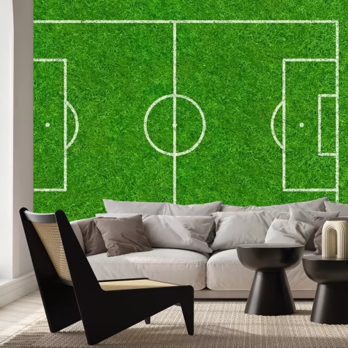 Fototapete Fußballspielfeld