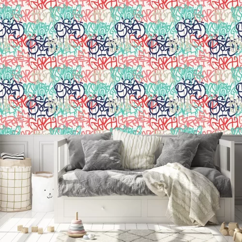 Tapete Jugendliche Wand